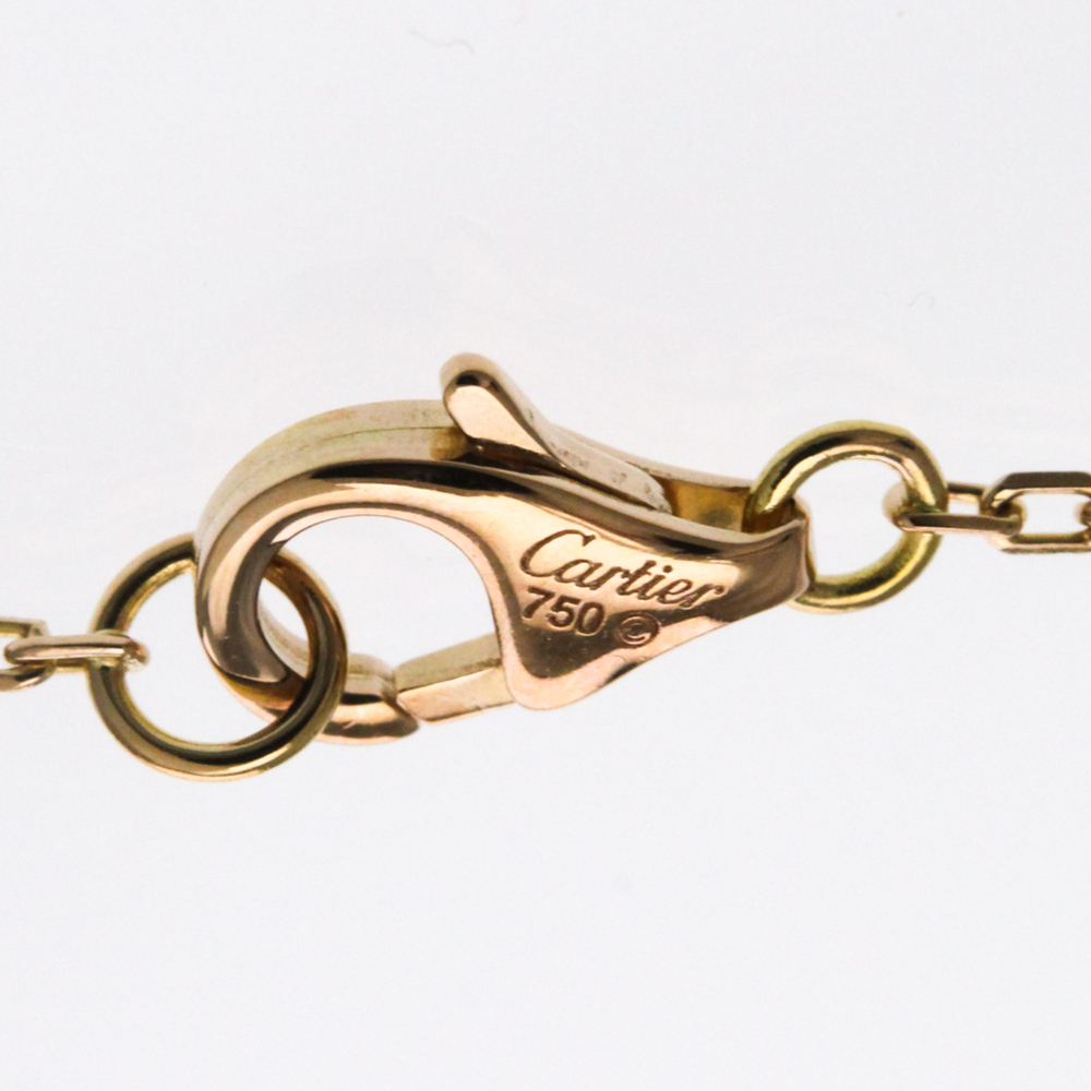 CARTIER 18k Gold Diamond Trinity Necklace - Picture 5 of 11